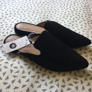 Slip On Black Flat Loafers - Brand New with Tags